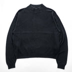 PENDLETON 90年代 USA製 ヴィンテージ モックネック コットンニット L ブラック セーター
