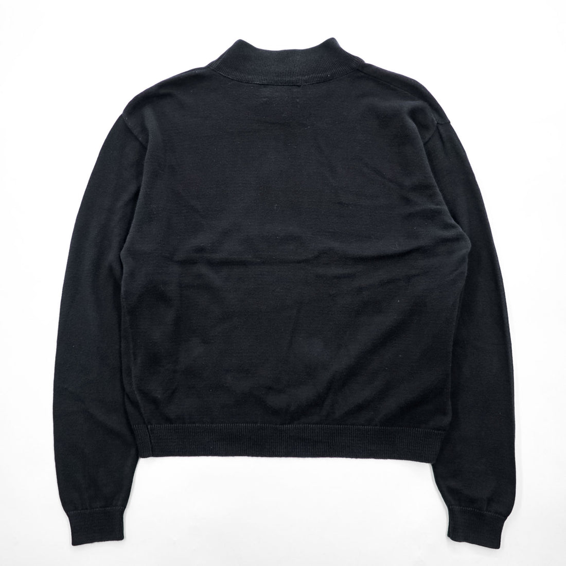 PENDLETON 90年代 USA製 ヴィンテージ モックネック コットンニット L ブラック セーター
