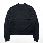 PENDLETON 90年代 USA製 ヴィンテージ モックネック コットンニット L ブラック セーター