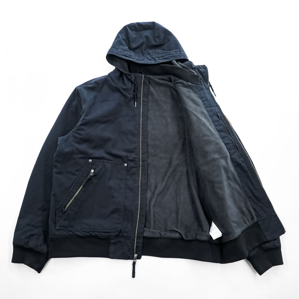 Columbia ロマビスタ フーデッドジャケット XL ブラック フリースライナー 中綿 ダック地 キャンバス XM1664