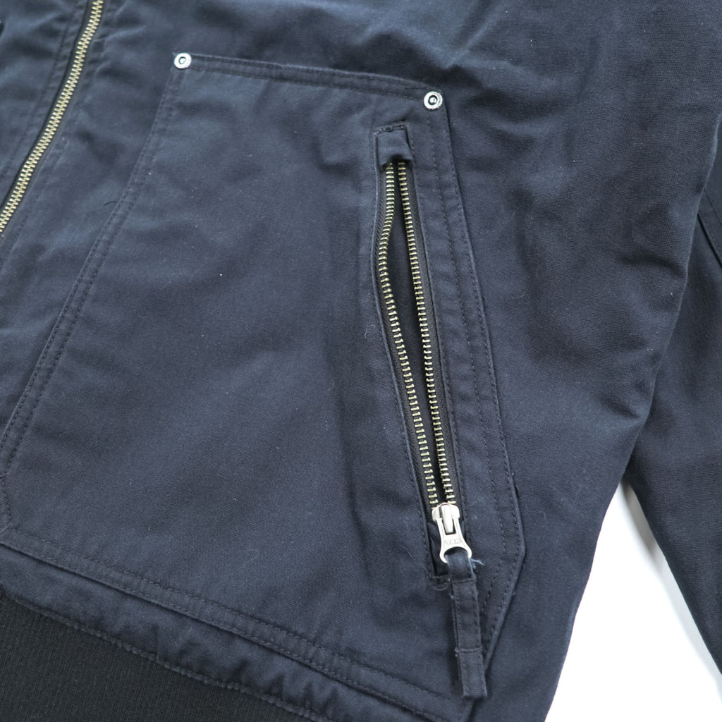 Columbia ロマビスタ フーデッドジャケット XL ブラック フリースライナー 中綿 ダック地 キャンバス XM1664