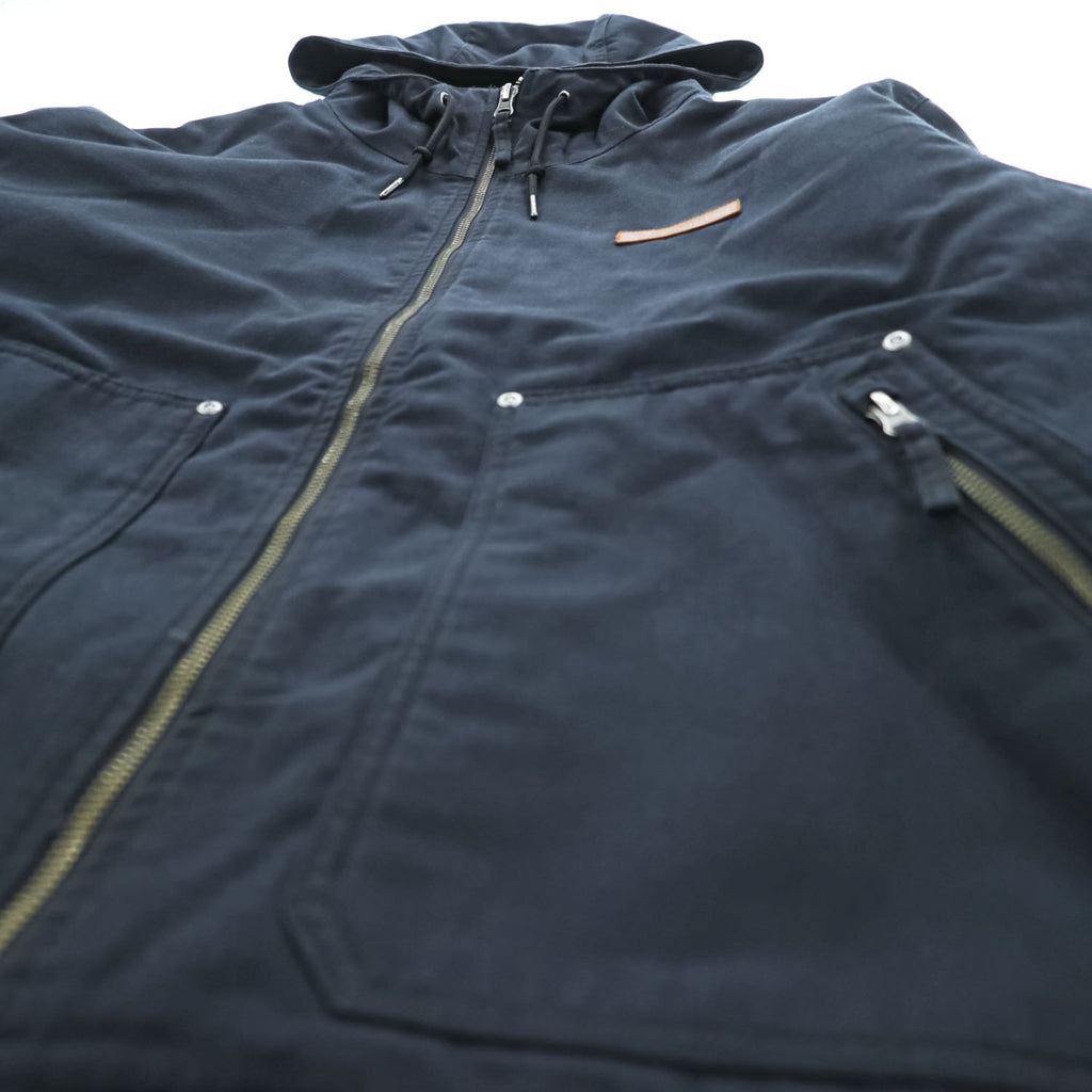 Columbia ロマビスタ フーデッドジャケット XL ブラック フリースライナー 中綿 ダック地 キャンバス XM1664