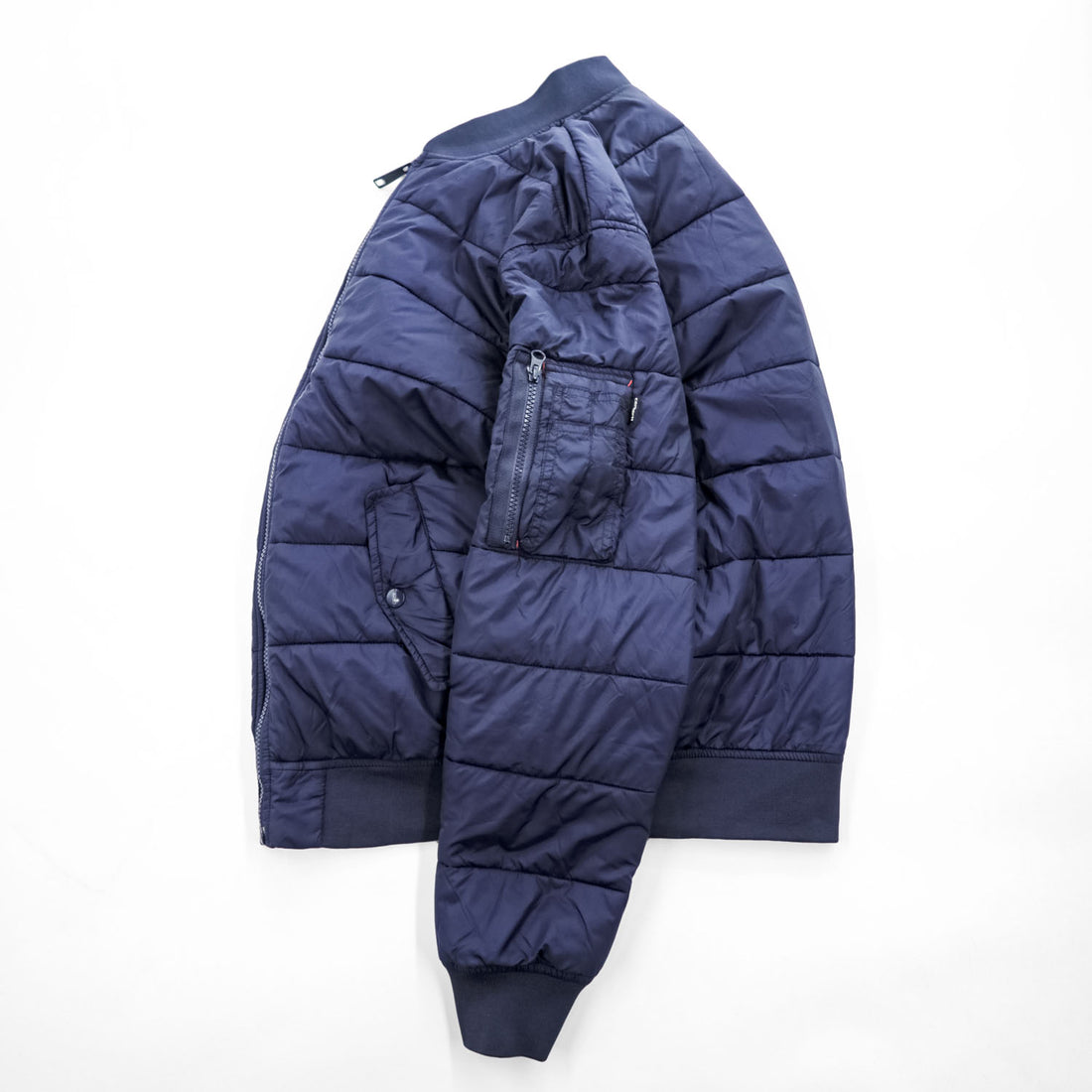 carhartt WIP 中綿 フライトジャケット BRYANT JACKET キルティング M ネイビー ボンバージャケット IO18800