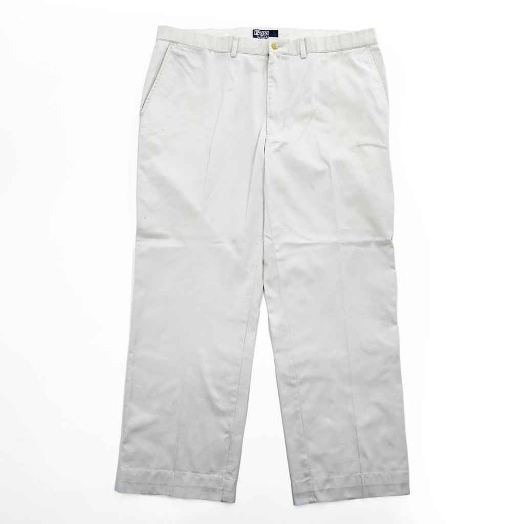 Polo by Ralph Lauren White Cotton Chino Pants Size 38