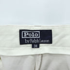 Polo by Ralph Lauren White Cotton Chino Pants Size 38