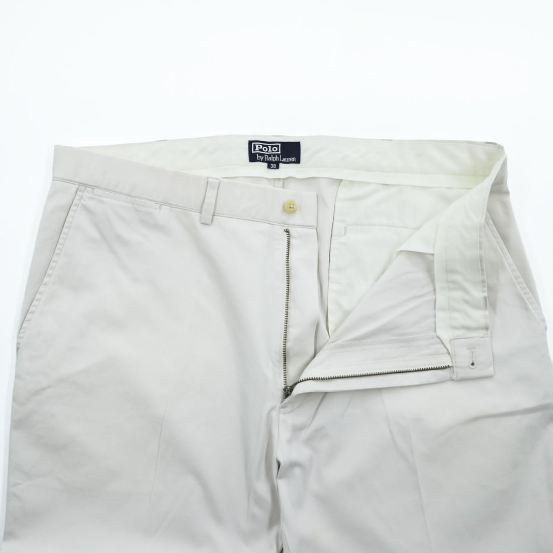 Polo by Ralph Lauren White Cotton Chino Pants Size 38