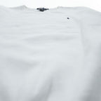 Polo Ralph Lauren 90年代 クルーネック スウェット トレーナー L ホワイト 裏起毛 スモールポニー ロゴ 刺繍