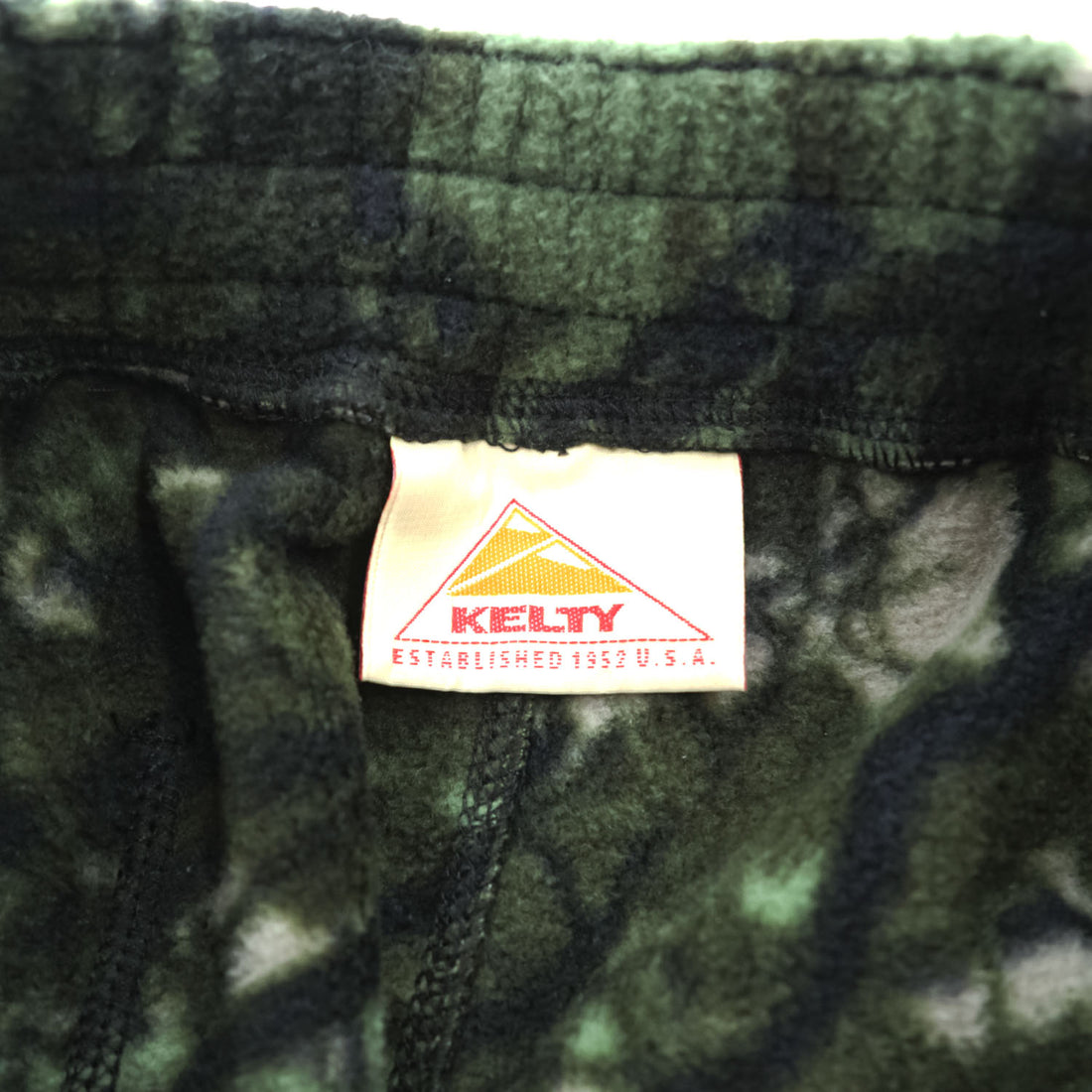 KELTY フリース イージーパンツ L リアルツリー カモフラージュ 総柄 ドローコード KE213M30GR02