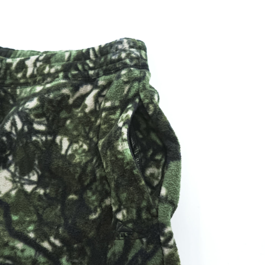 KELTY フリース イージーパンツ L リアルツリー カモフラージュ 総柄 ドローコード KE213M30GR02