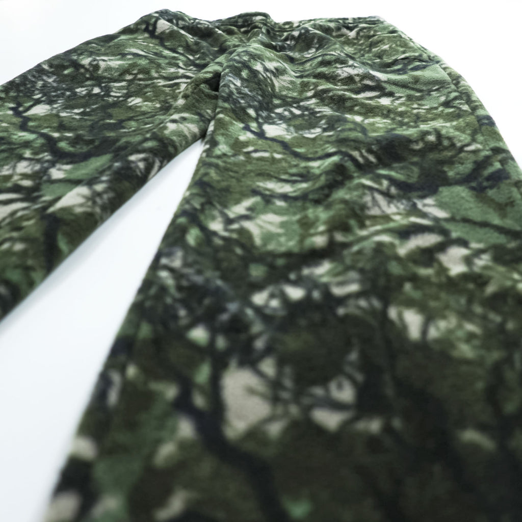 KELTY フリース イージーパンツ L リアルツリー カモフラージュ 総柄 ドローコード KE213M30GR02