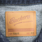 Backers 106XX Type 1 WWII Style Denim Jacket Indigo Selvedge Style Cinch Back Size 40