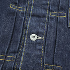 Backers 106XX Type 1 WWII Style Denim Jacket Indigo Selvedge Style Cinch Back Size 40