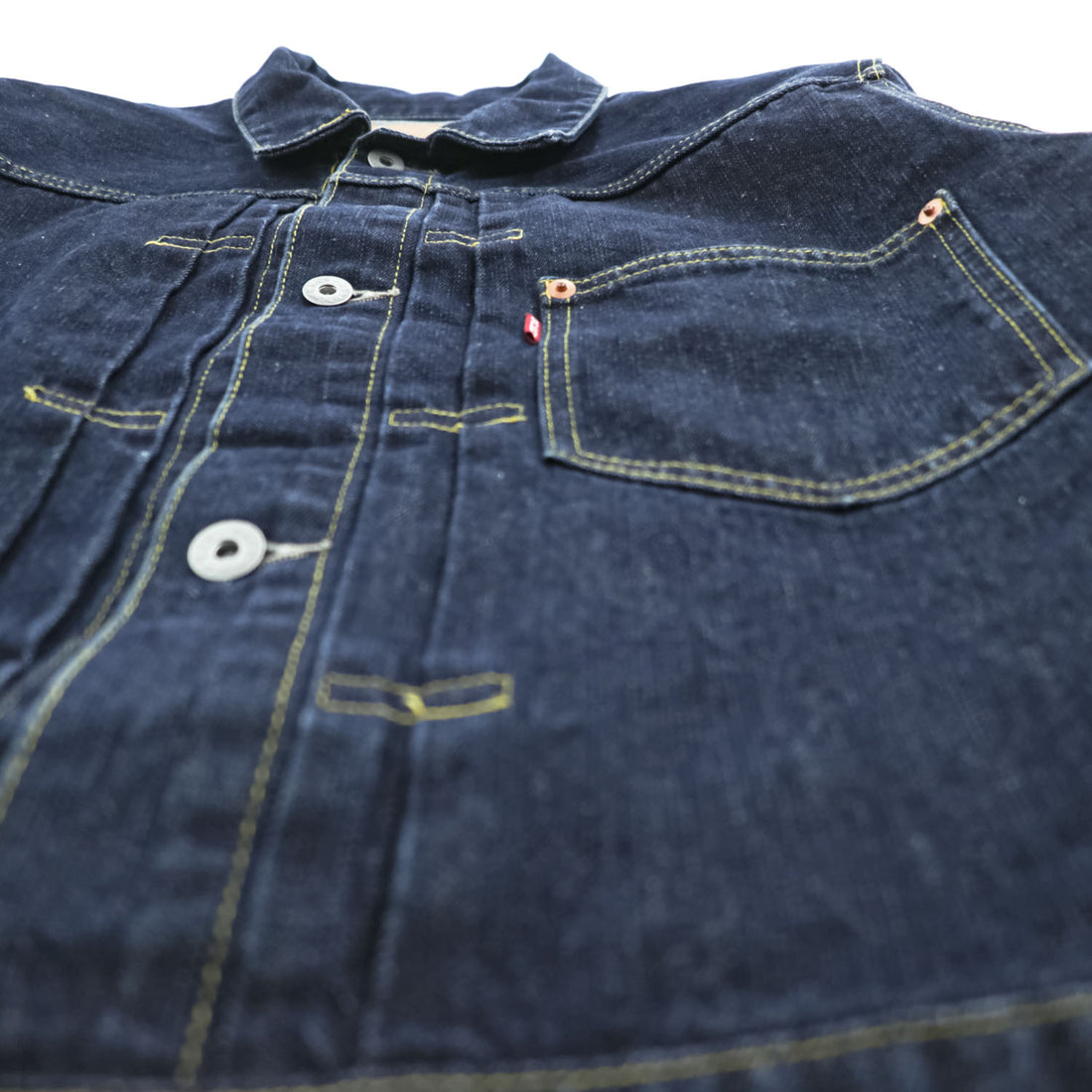 Backers 106XX Type 1 WWII Style Denim Jacket Indigo Selvedge Style Cinch Back Size 40