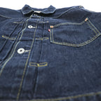 Backers 106XX Type 1 WWII Style Denim Jacket Indigo Selvedge Style Cinch Back Size 40
