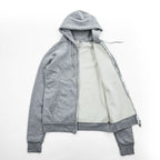 CAMBER II CHILL-BUSTER Thermal Lined Double Zip Hoodie Gray Made in USA Men's M