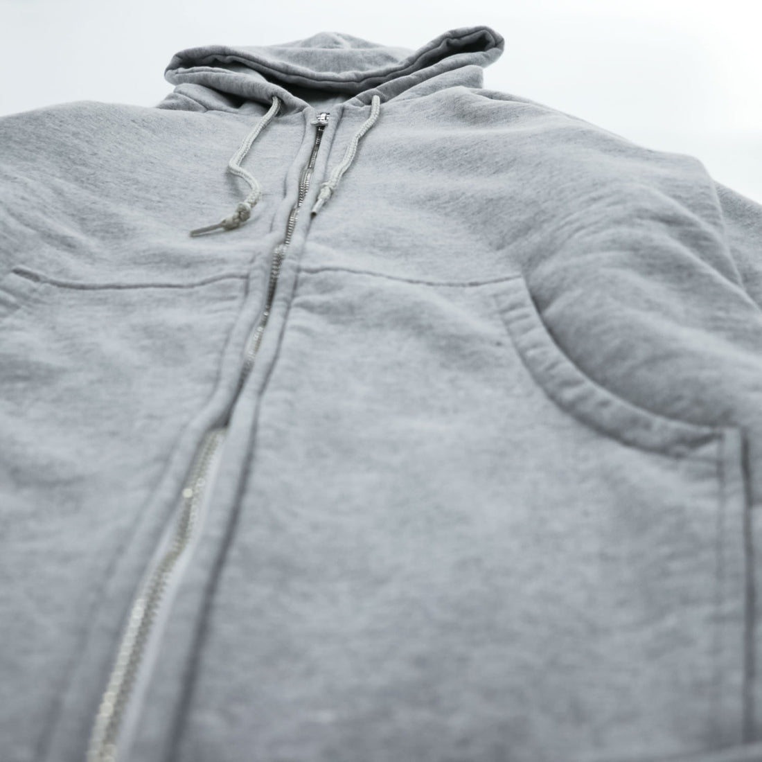CAMBER II CHILL-BUSTER Thermal Lined Double Zip Hoodie Gray Made in USA Men's M