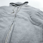 CAMBER II CHILL-BUSTER Thermal Lined Double Zip Hoodie Gray Made in USA Men's M