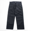 Levi Strauss cargo work pants, size L, black canvas, wide fit, workwear fit, duck fabric, A1136-0001