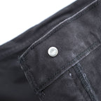 Levi Strauss cargo work pants, size L, black canvas, wide fit, workwear fit, duck fabric, A1136-0001