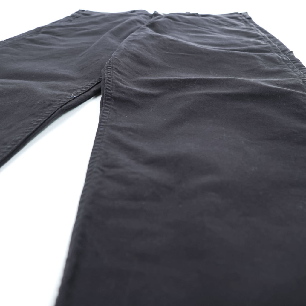 Levi Strauss cargo work pants, size L, black canvas, wide fit, workwear fit, duck fabric, A1136-0001