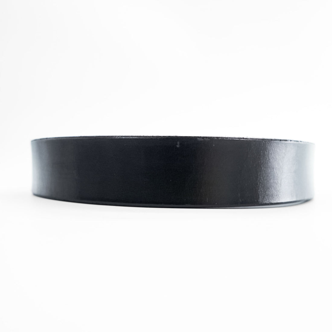 Hardy & Cleverley Numbered Leather Belt Black Brass Buckle Made in England 34