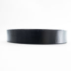 Hardy & Cleverley Numbered Leather Belt Black Brass Buckle Made in England 34