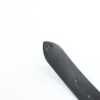 Hardy & Cleverley Numbered Leather Belt Black Brass Buckle Made in England 34