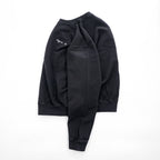 agnes b. pour ADAM ET ROPÉ Logo Embroidered Cotton Sweatshirt Black Size S Made in Japan
