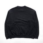 agnes b. pour ADAM ET ROPÉ Logo Embroidered Cotton Sweatshirt Black Size S Made in Japan