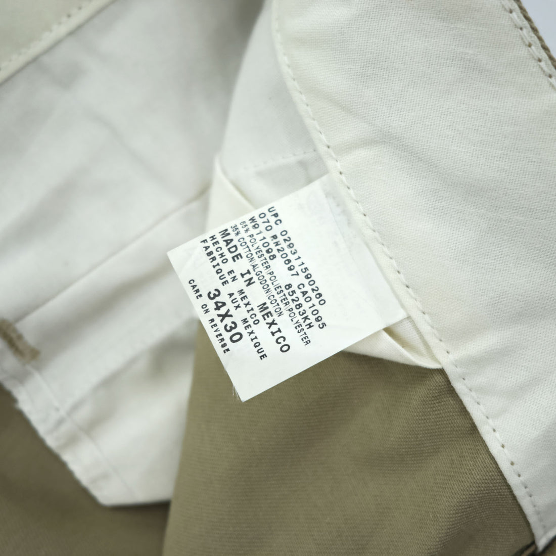 Dickies 85283 Double Knee Work Pants Khaki 34x30