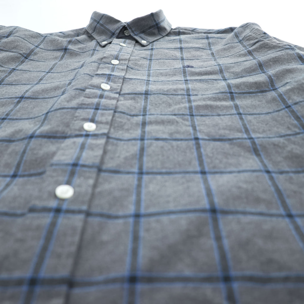 Brooks Brothers Regent Gray Windowpane Button-Down Long Sleeve Shirt XL