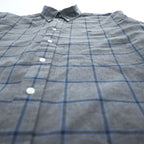 Brooks Brothers Regent Gray Windowpane Button-Down Long Sleeve Shirt XL