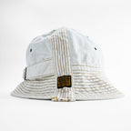 KAPITAL EK-989 Chino Radio Hat White Cotton Navy Sailor Bucket Hat Made in Japan