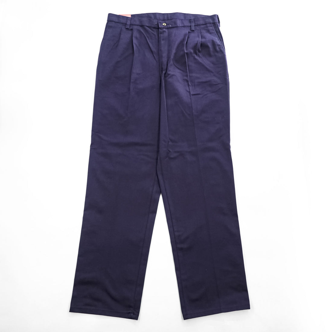 RED KAP PC46NV2 Navy Work Pants Size 36 Made in Mexico Pleated Front Cotton Pant
