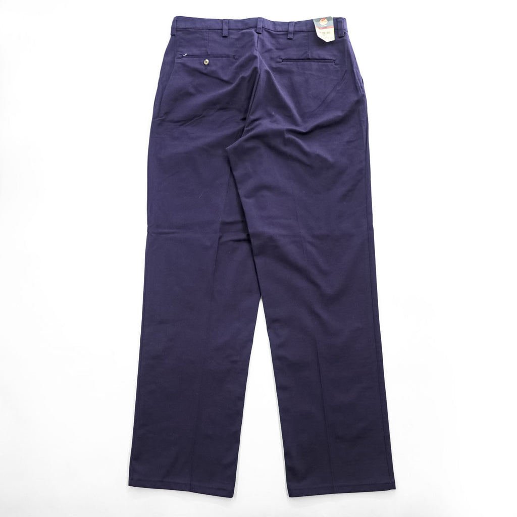 RED KAP PC46NV2 Navy Work Pants Size 36 Made in Mexico Pleated Front Cotton Pant