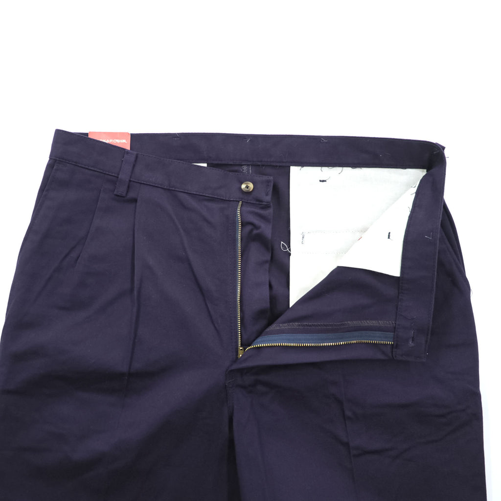 RED KAP PC46NV2 Navy Work Pants Size 36 Made in Mexico Pleated Front Cotton Pant