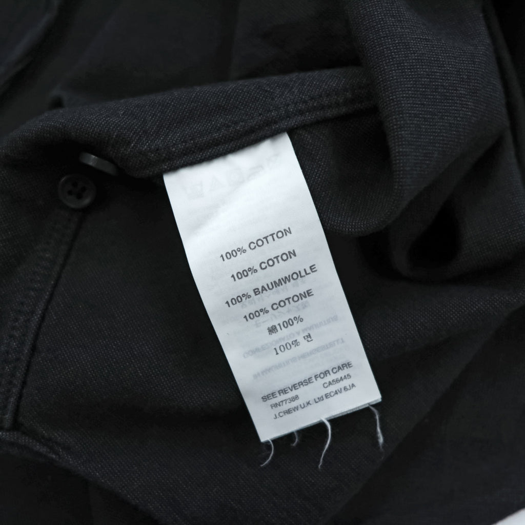 J.CREW Oxford Slim Button-Down Long Sleeve Shirt Black Men's M