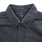 J.CREW Oxford Slim Button-Down Long Sleeve Shirt Black Men's M