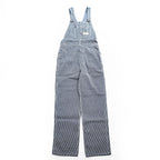 BIG MAC Hickory Stripe Cotton Bib Overalls W36 L34