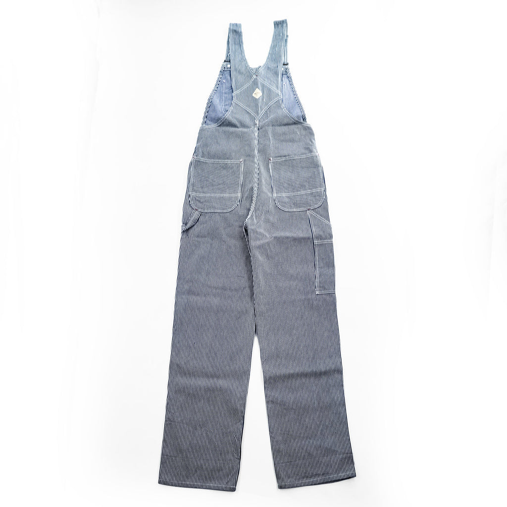 BIG MAC Hickory Stripe Cotton Bib Overalls W36 L34