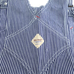 BIG MAC Hickory Stripe Cotton Bib Overalls W36 L34