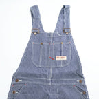 BIG MAC Hickory Stripe Cotton Bib Overalls W36 L34