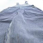 BIG MAC Hickory Stripe Cotton Bib Overalls W36 L34