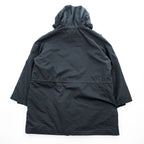 KETTY Black 3-Way Hooded Parka Coat Quilted Zip-Out Liner Faux Fur Women's M