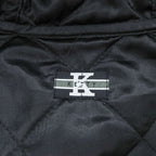 KETTY Black 3-Way Hooded Parka Coat Quilted Zip-Out Liner Faux Fur Women's M