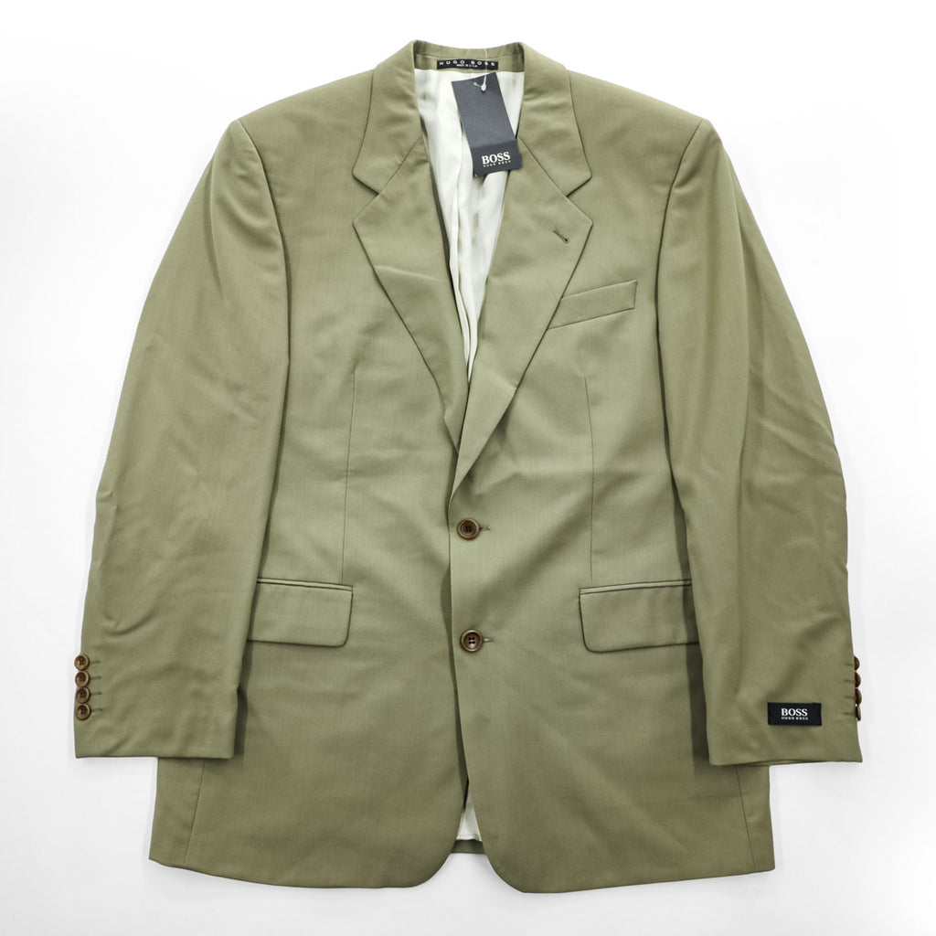 Hugo Boss × BARNEYS NEWYORK Cerruti 1881 Wool 2 Button Blazer Olive 40R Made in USA