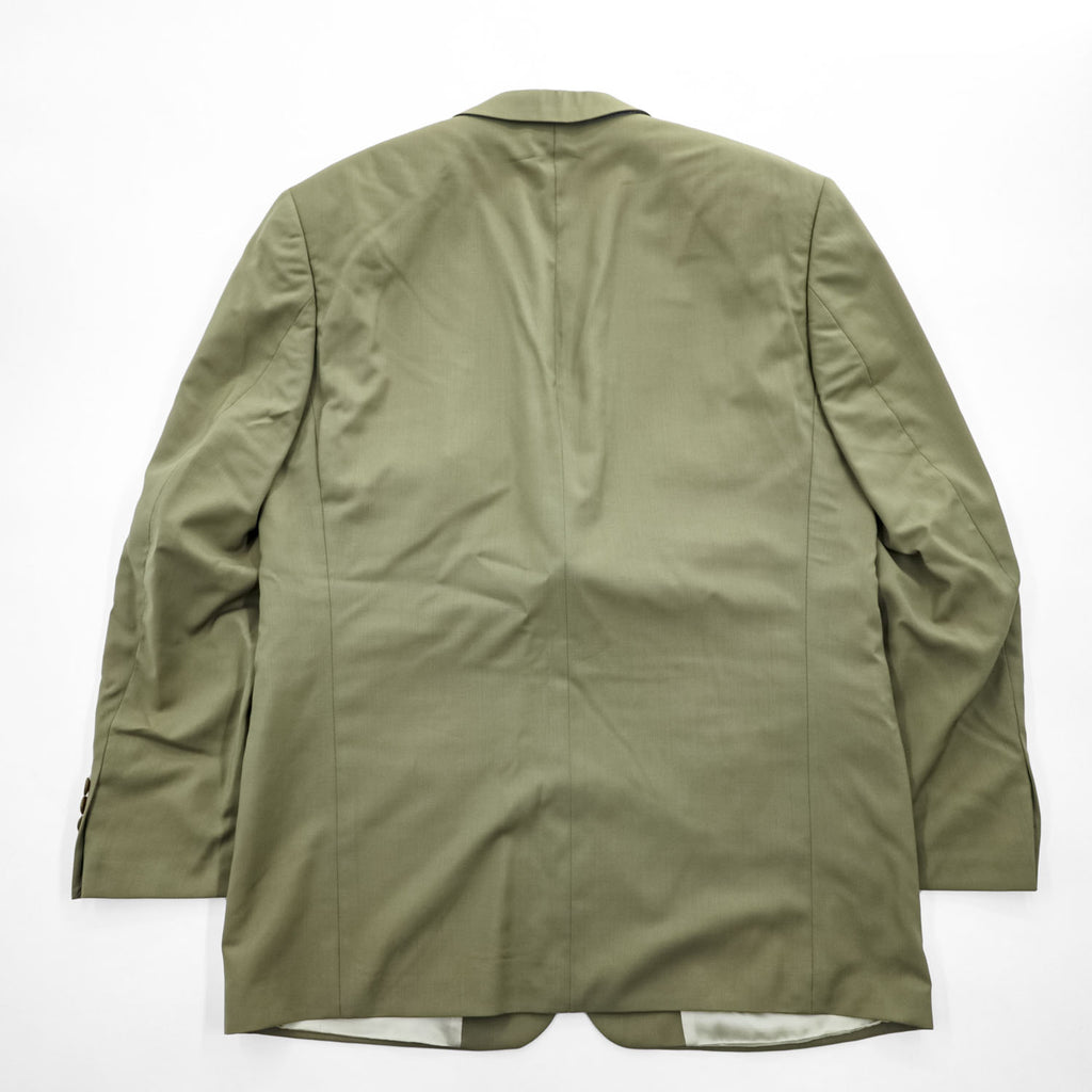 Hugo Boss × BARNEYS NEWYORK Cerruti 1881 Wool 2 Button Blazer Olive 40R Made in USA