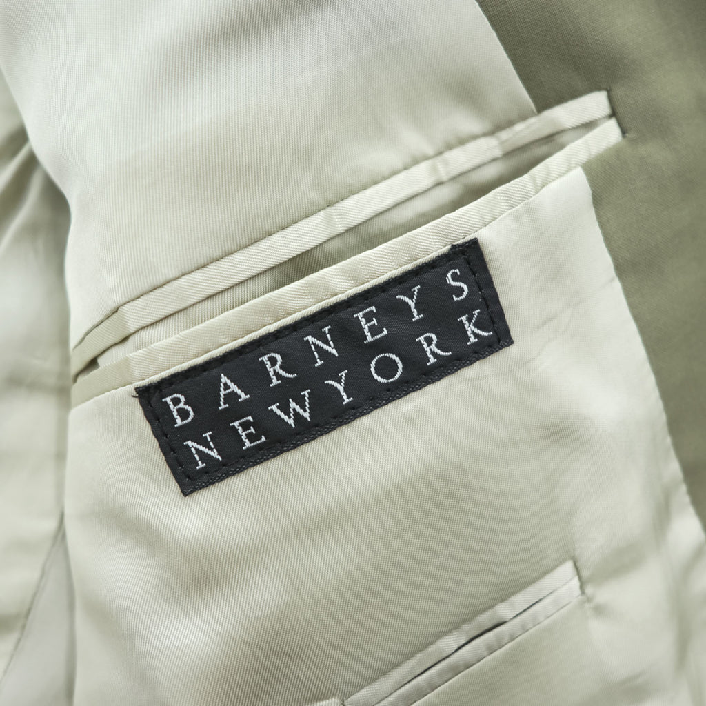 Hugo Boss × BARNEYS NEWYORK Cerruti 1881 Wool 2 Button Blazer Olive 40R Made in USA