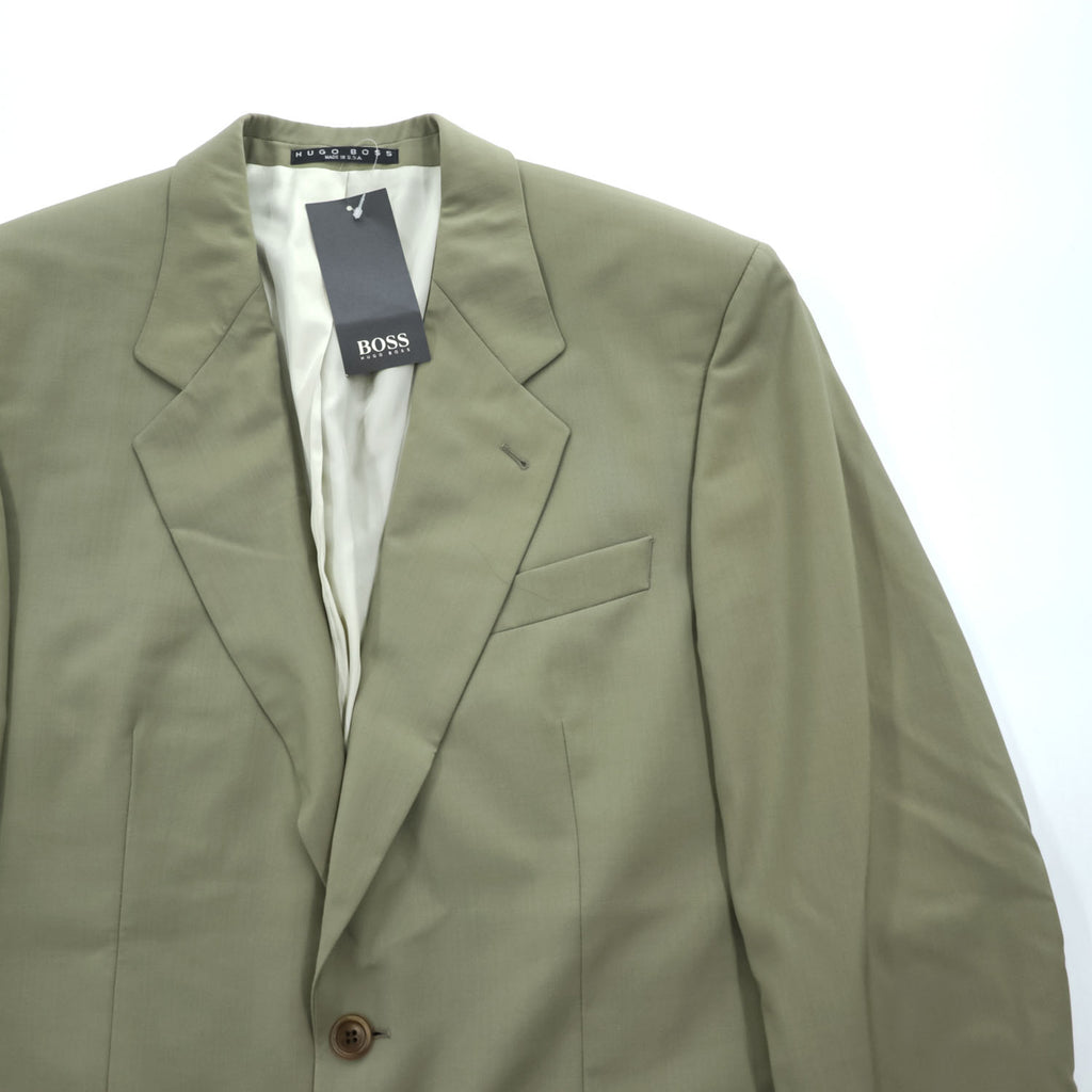 Hugo Boss × BARNEYS NEWYORK Cerruti 1881 Wool 2 Button Blazer Olive 40R Made in USA