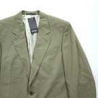 Hugo Boss × BARNEYS NEWYORK Cerruti 1881 Wool 2 Button Blazer Olive 40R Made in USA